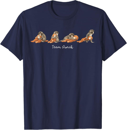 Team Punch - Baby Monkey Punch T-Shirt - T-Shirt | Navy