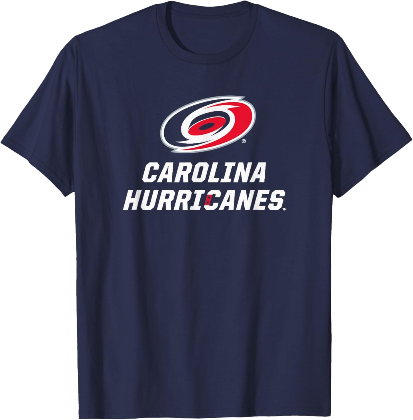 Carolina Hurricanes Power Play Black Officially Licensed T-Shirt - T-Shirt | Navy