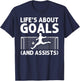 Funny Soccer Art For Boys Girls Men Women Gag Soccer Player T-Shirt - T-Shirt | Navy