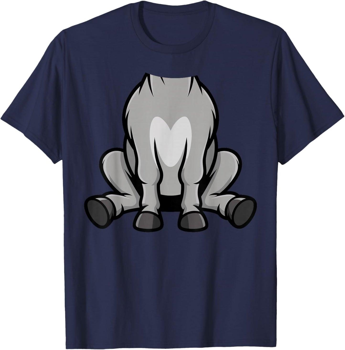 Esel Kostüm Tierkostüm Faschingskostüm Karneval Fasching T-Shirt - T-Shirt | Navy