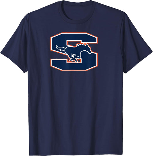 Sachse Mustangs T-Shirt - T-Shirt | Navy