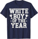 White Boy of The Year T-Shirt - T-Shirt | Navy