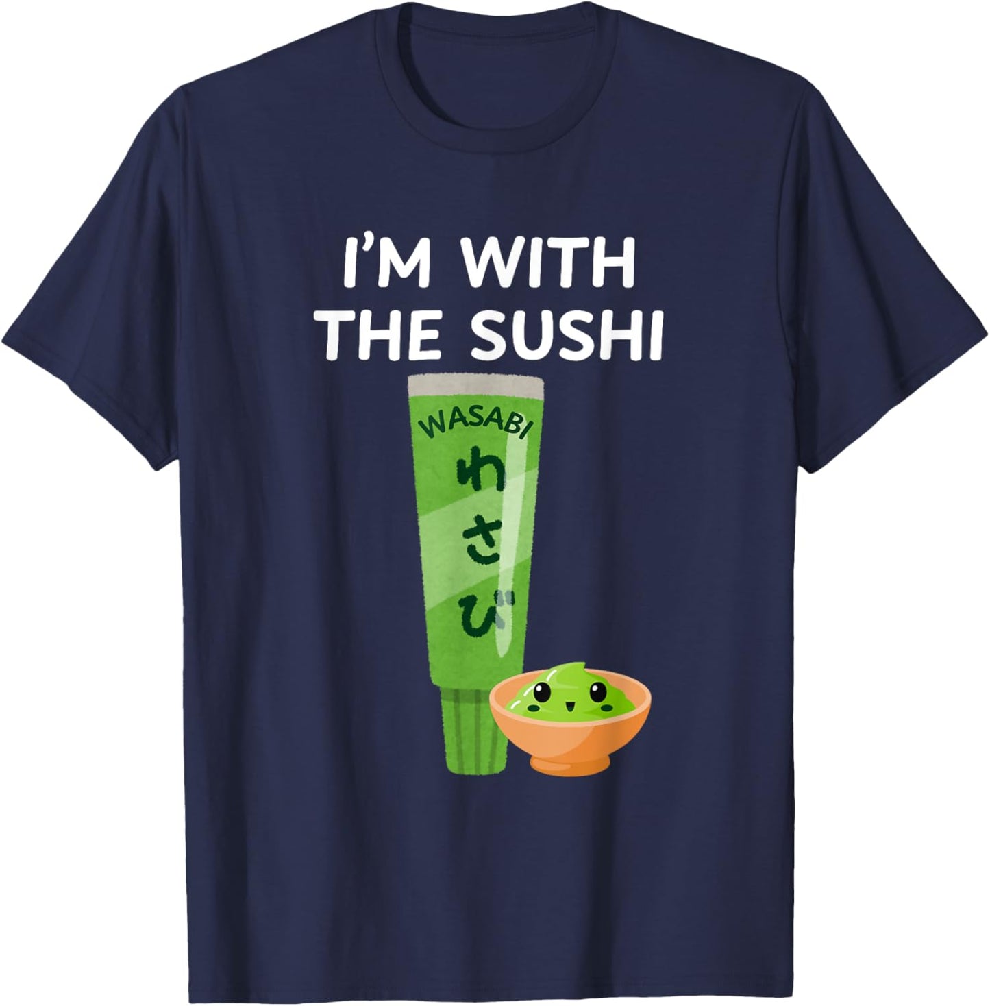Easy Funny Group Costume - Wasabi Condiment Costume T-Shirt - T-Shirt | Navy