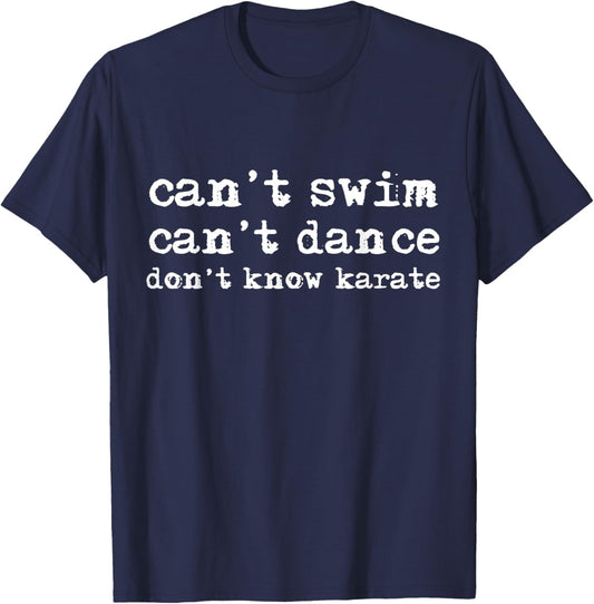 Can't Swim Emo Quote Iconic I'm Not Okay Music Video T-Shirt - T-Shirt | Navy