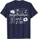 Psychiatric Unit Psych Nurse Psychiatric Nurse T-Shirt - T-Shirt | Navy