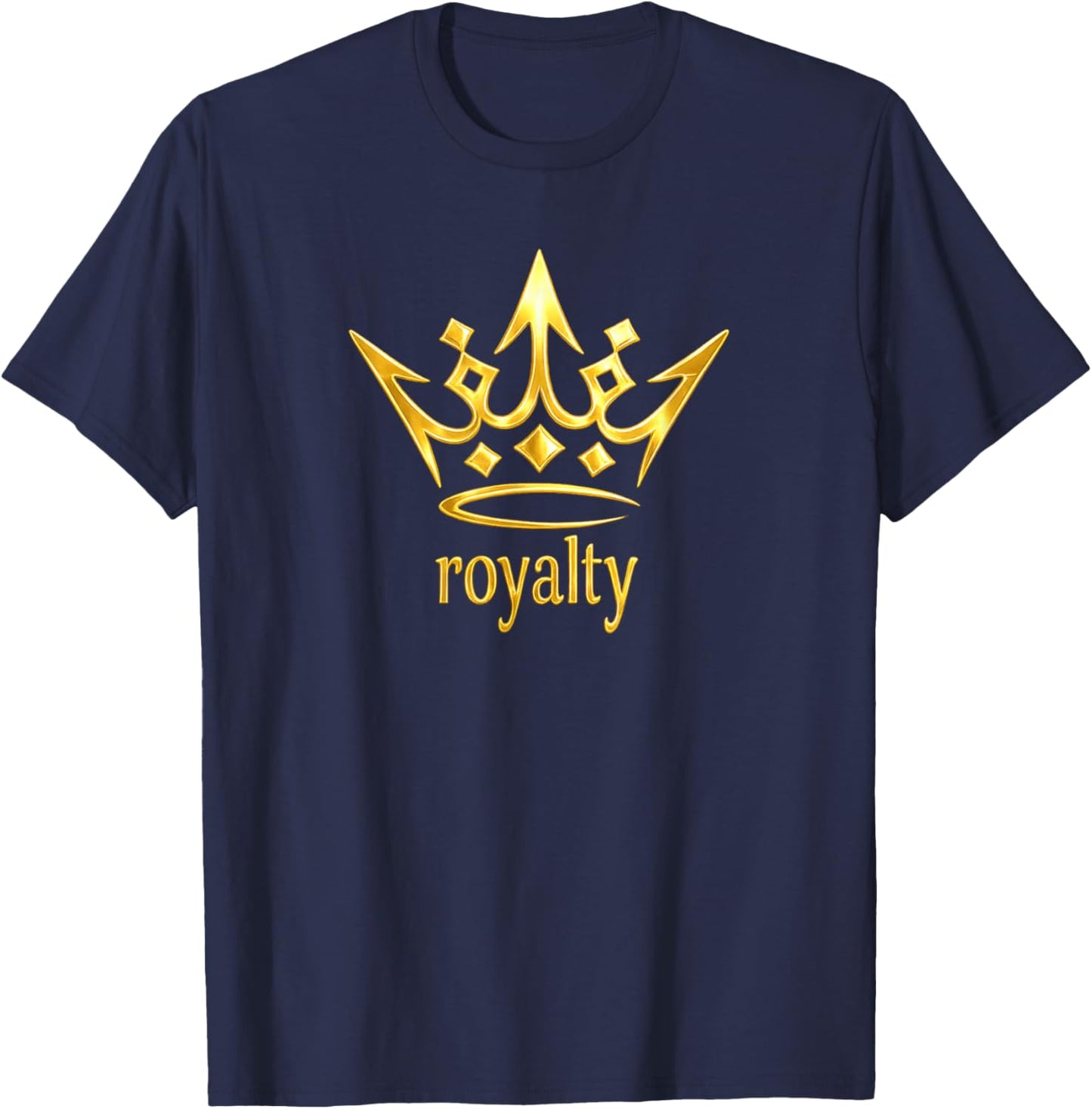 Vintage Crown Shirt & Women - Royalty T-Shirt - T-Shirt | Navy