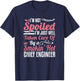 Funny Chief Engineer Wife Girlfriend Maritime Valentine T-Shirt - T-Shirt | Navy