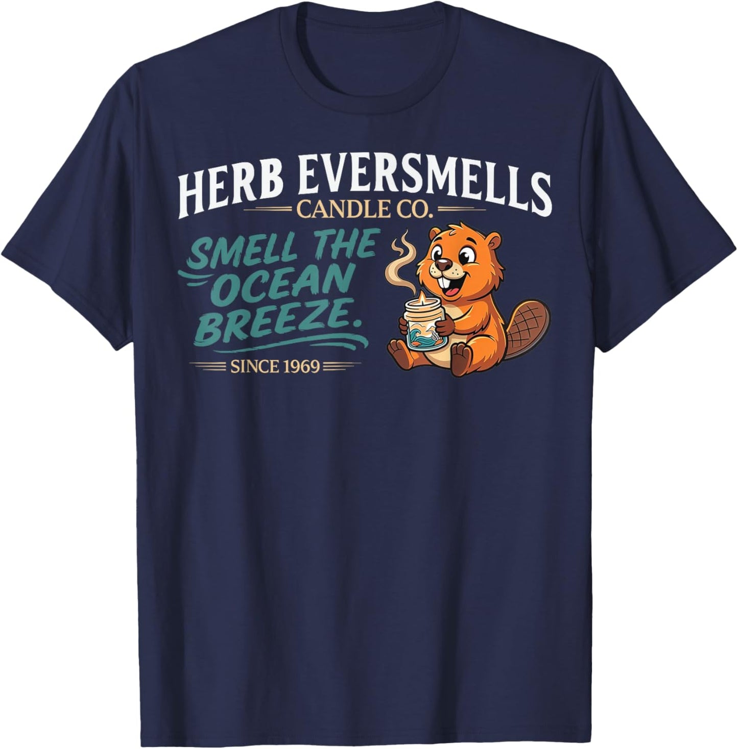 Herb Eversmells Funny Adult Humor Joke Innuendo Gag Gifts T-Shirt - T-Shirt | Navy