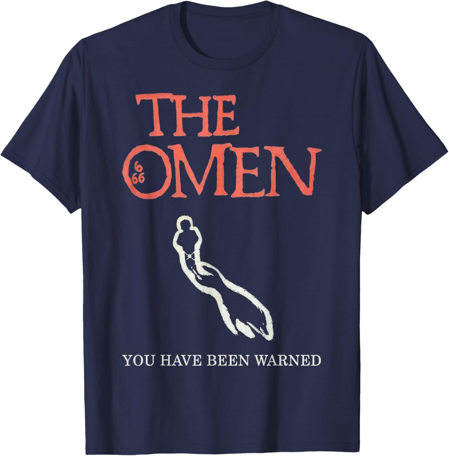 The Omen You Have Been Warned T-Shirt - T-Shirt | Navy