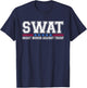 SWAT Smart Women Against Trump Funny Anti-Trump 2024 T-Shirt - T-Shirt | Navy