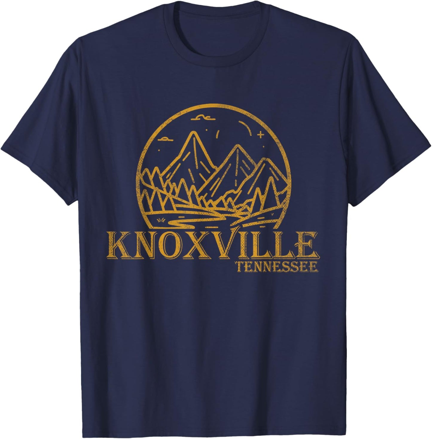 Knoxville Tennessee TN | Outdoor Hiking T-Shirt - T-Shirt | Navy