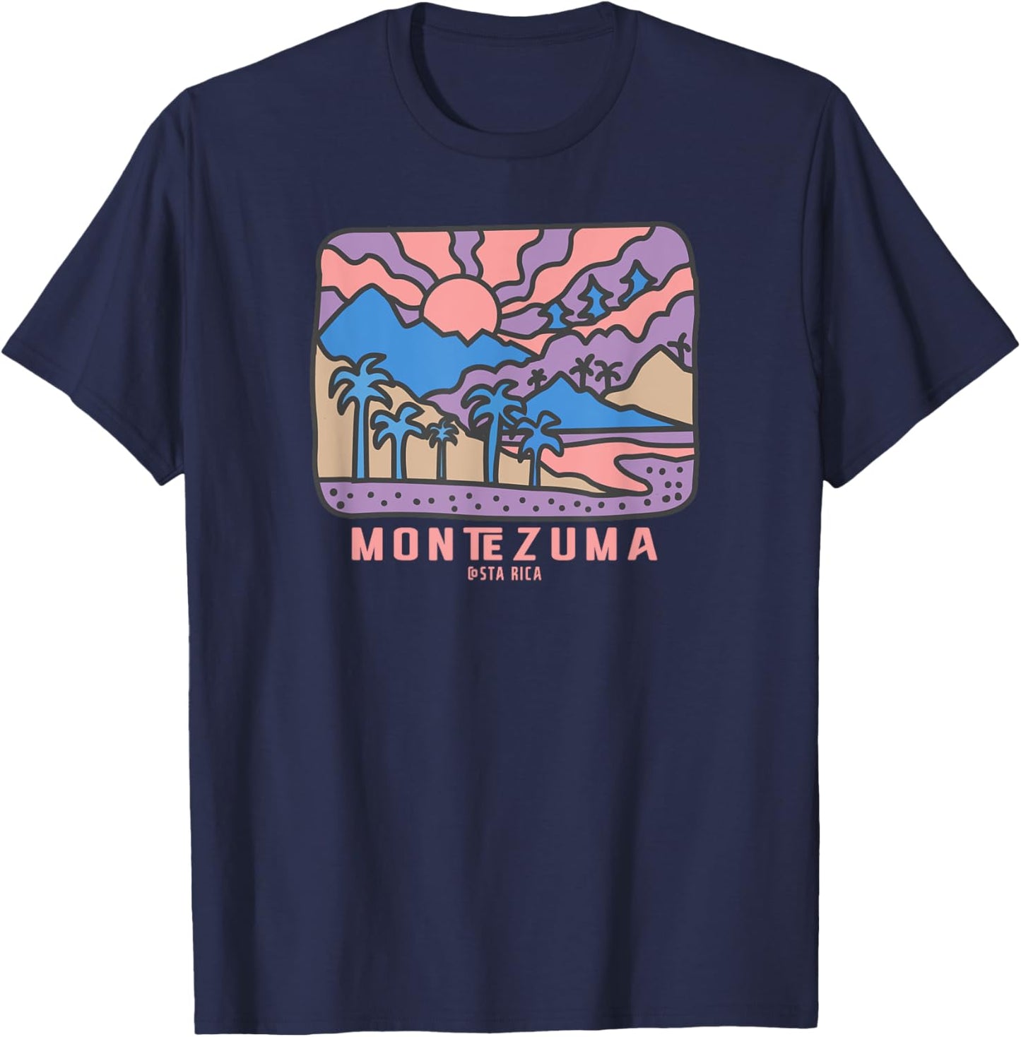 Montezuma Costa Rica T-Shirt - T-Shirt | Navy