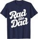Rad Like Dad Kids Fathers Day T-Shirt - T-Shirt | Navy