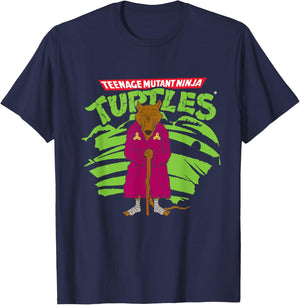 Mademark x Teenage Mutant Ninja Turtles - Teenage Mutant Ninja Turtles - Original TMNT Splinter Rat T-Shirt - T-Shirt | Navy