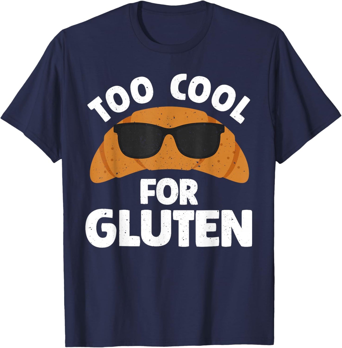 Funny Gluten Free Art For Boys Girls Men Celiac Awareness T-Shirt - T-Shirt | Navy
