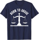 Cool Lawyer Art Women Law Justice Paralegal Attorney T-Shirt - T-Shirt | Navy