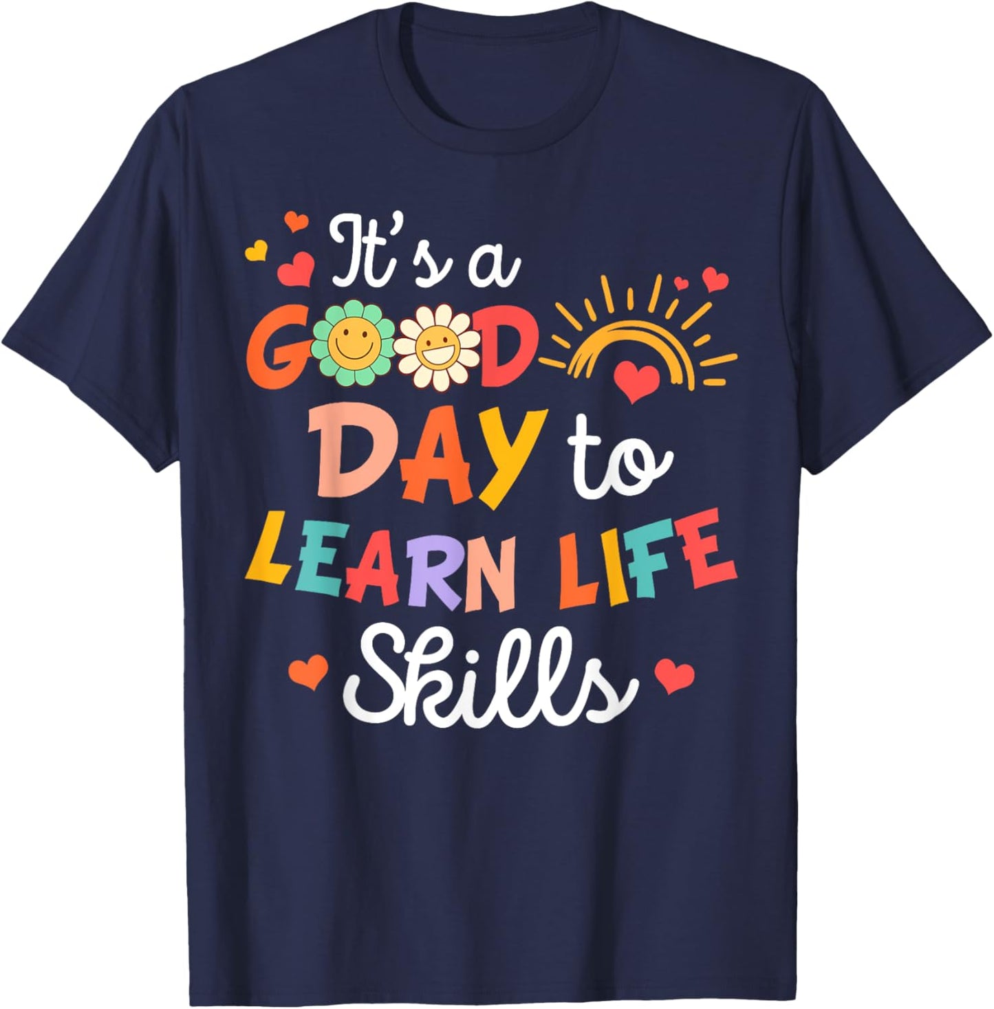FCS Teacher Consumer Science Good Day To Learn Life Skills T-Shirt - T-Shirt | Navy