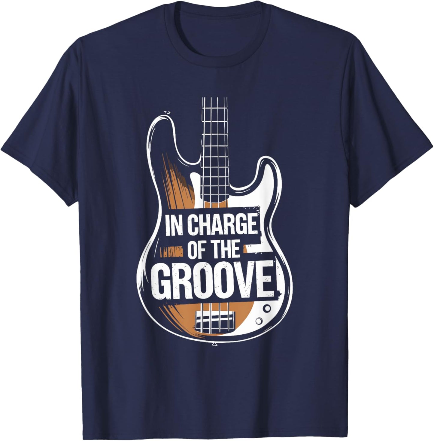 Bass Player Musician for Bass Guitar Bassist T-Shirt - T-Shirt | Navy