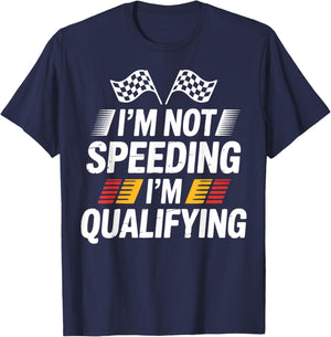 Go Kart Racer Qualifying Racing Karting T-Shirt - T-Shirt | Navy