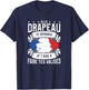 Si Ce Drapeau Te Dérange Je T'aide A Faire Tes Valises Haut de Gamme T-Shirt - T-Shirt | Navy