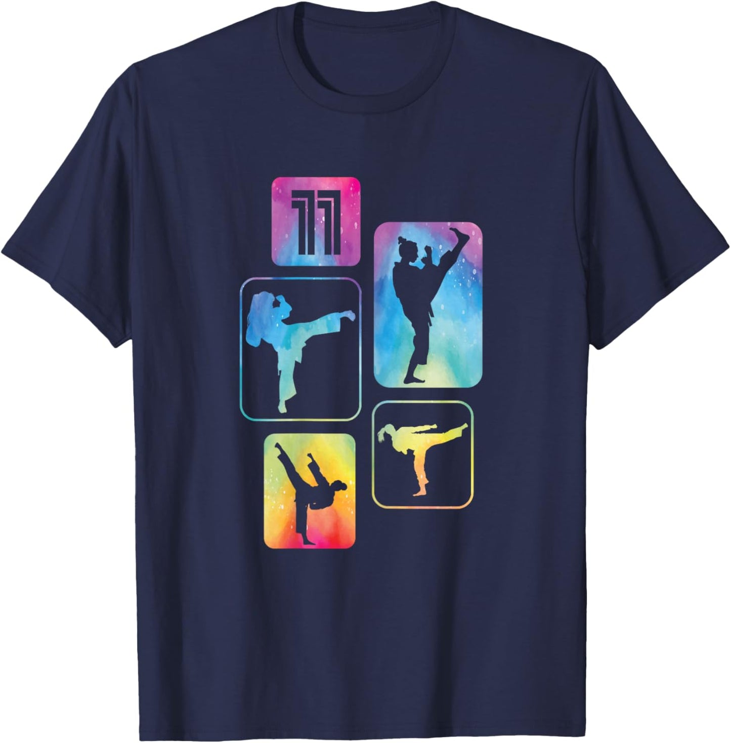 Karate Taekwondo 11 Years for Girl T-Shirt - T-Shirt | Navy