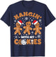 Hangin With My Cookies Gingerbread Women Christmas Teacher T-Shirt - T-Shirt | Navy