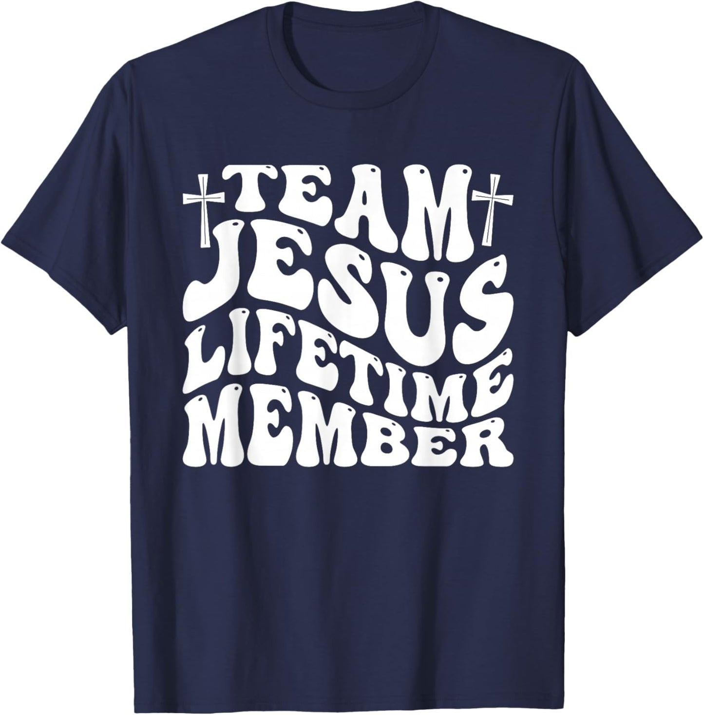 Christian - Team Jesus 03 Faith Hope Love T-Shirt - T-Shirt | Navy