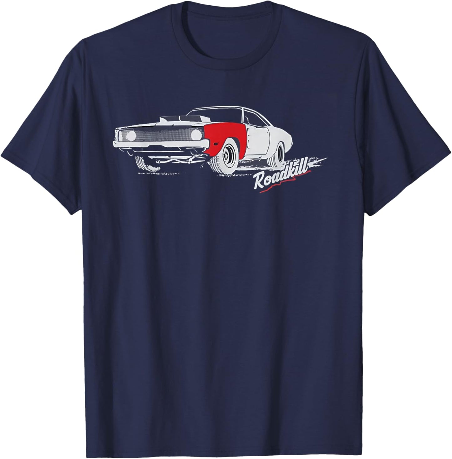 Motortrend Roadkill Stubby bob T-Shirt - T-Shirt | Navy