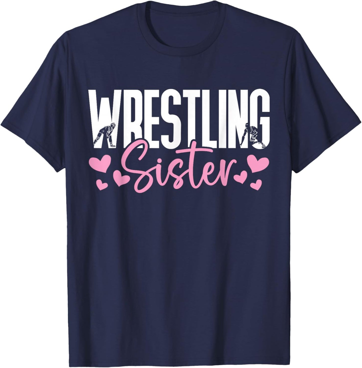 Wrestling Sister T-Shirt - T-Shirt | Navy