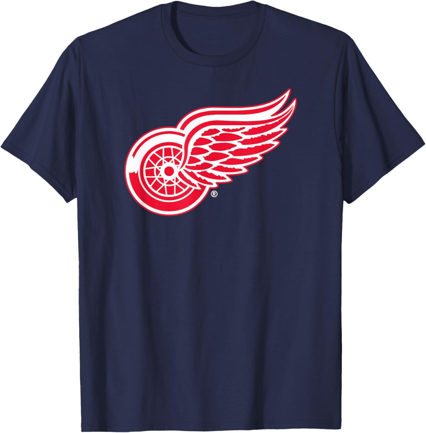 Detroit Red Wings Icon Officially Licensed T-Shirt - T-Shirt | Navy