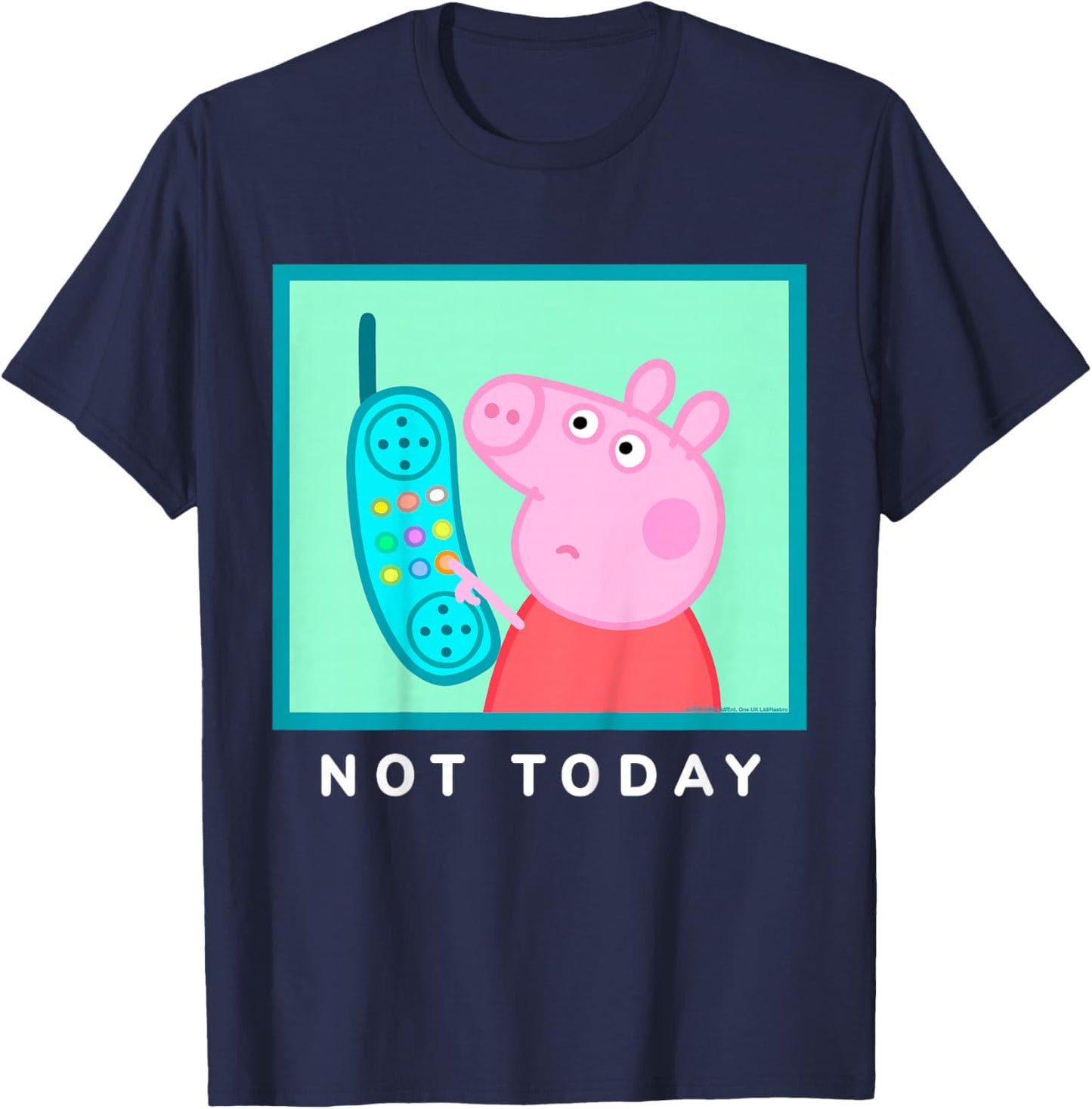 Peppa Pig Not Today T-Shirt - T-Shirt | Navy