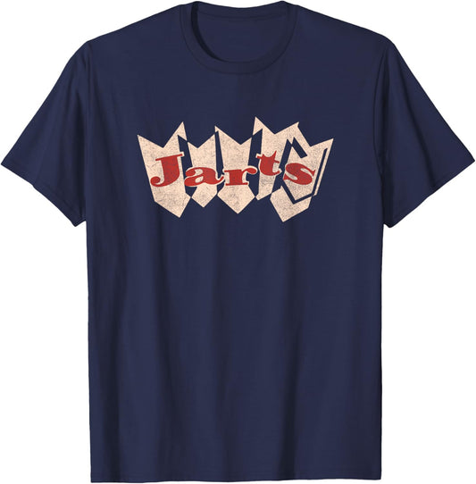 Jarts Lawn Darts Retro 70s 80s Game Throwback Funny Vintage T-Shirt - T-Shirt | Navy