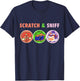 Scratch And Sniff Sticker Ice Cream, Scooper Dooper! Vintage Men Women Kids T-Shirt - T-Shirt | Navy