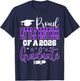 Senior 2026 Proud Little-Brother A Class of 2026 Graduate T-Shirt - T-Shirt | Navy