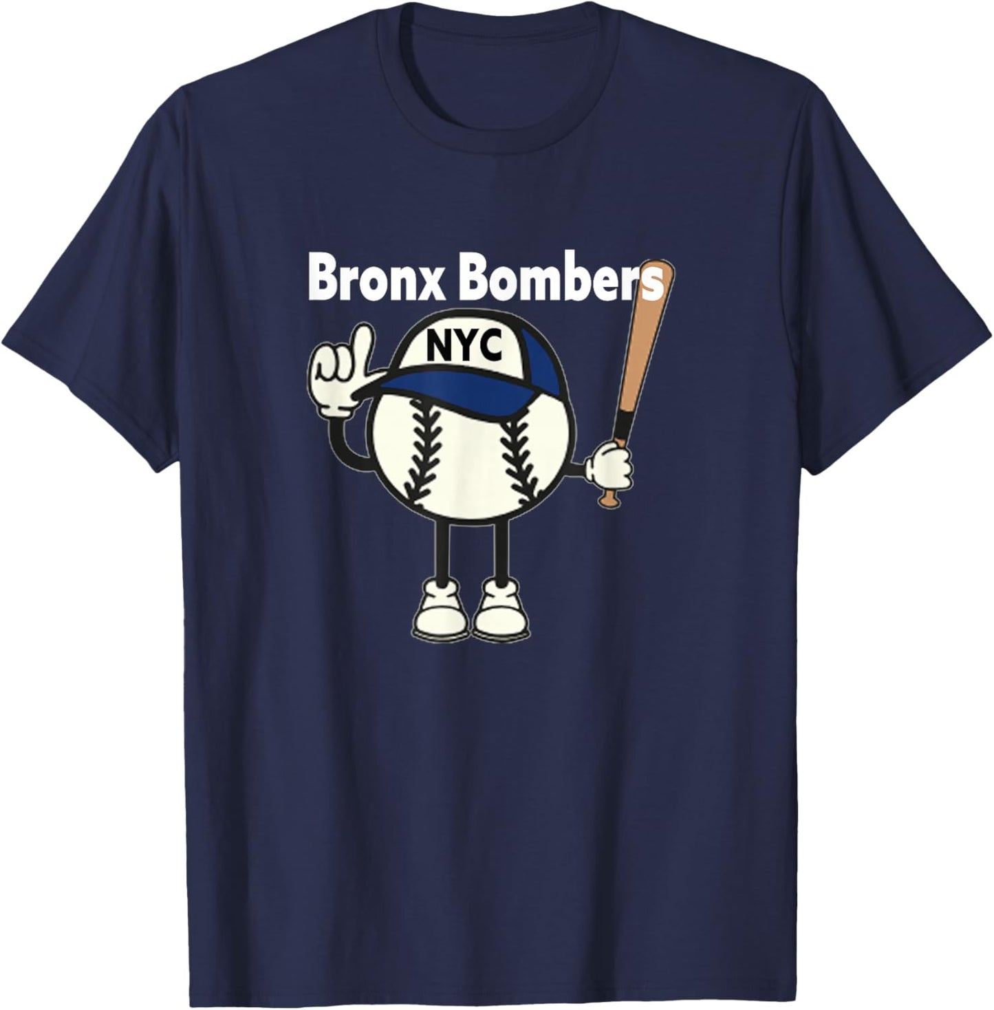 Bronx Bombers_Baseball_010 T-Shirt - T-Shirt | Navy