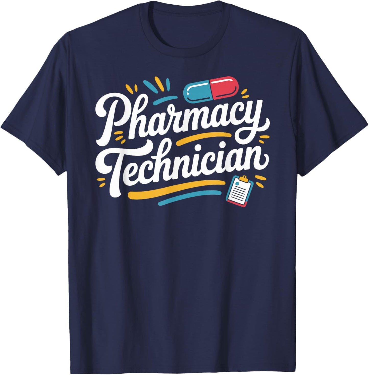 Pharmacy Technician T-Shirt - T-Shirt | Navy