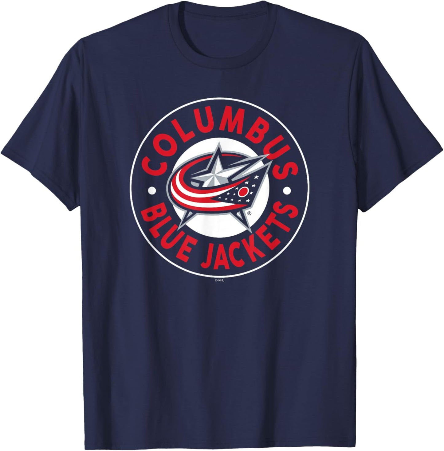 Columbus Blue Jackets Symbol Navy Officially Licensed T-Shirt - T-Shirt | Navy