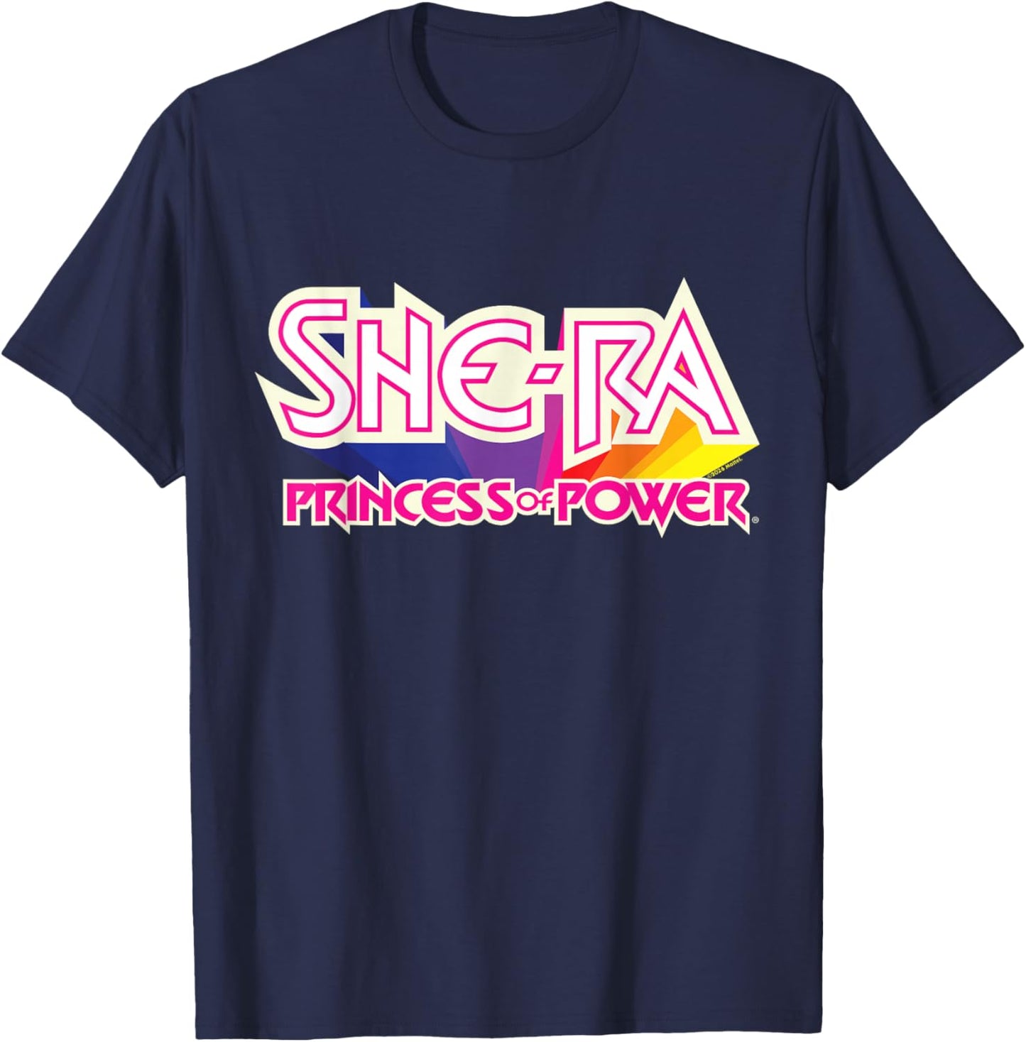 Masters of The Universe She-Ra Princess of Power Logo T-Shirt - T-Shirt | Navy