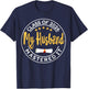 Masters Graduation My Husband Mastered It Class of 2026 T-Shirt - T-Shirt | Navy