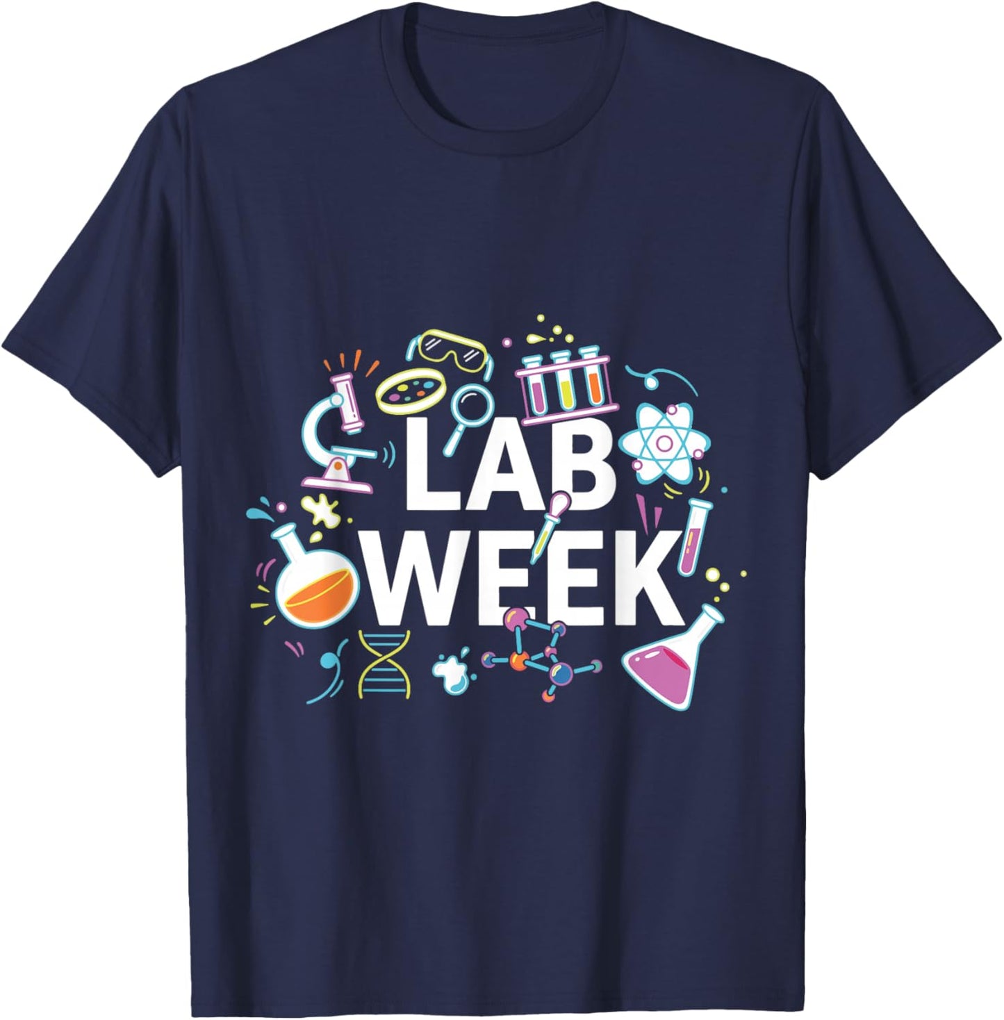 Lab Week 2026 Medical Laboratory Scientist Men Women T-Shirt - T-Shirt | Navy