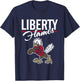 Kids Liberty Flames Kid's Mascot Navy Officially Licensed T-Shirt - T-Shirt | Navy