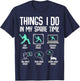 Cricket Things I Do In My Spare Time Kids Boys Youth T-Shirt - T-Shirt | Navy