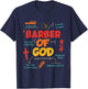 Barber of God Christian Barber Inspiration T-Shirt - T-Shirt | Navy