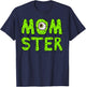 Momster Cute Halloween for Moms and Women T-Shirt - T-Shirt | Navy