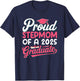 Proud Stepmom of a 2025 Graduate Senior Mother's Day Family T-Shirt - T-Shirt | Navy