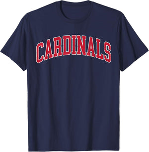 Cardinals - Throwback Design - Classic T-Shirt - T-Shirt | Navy