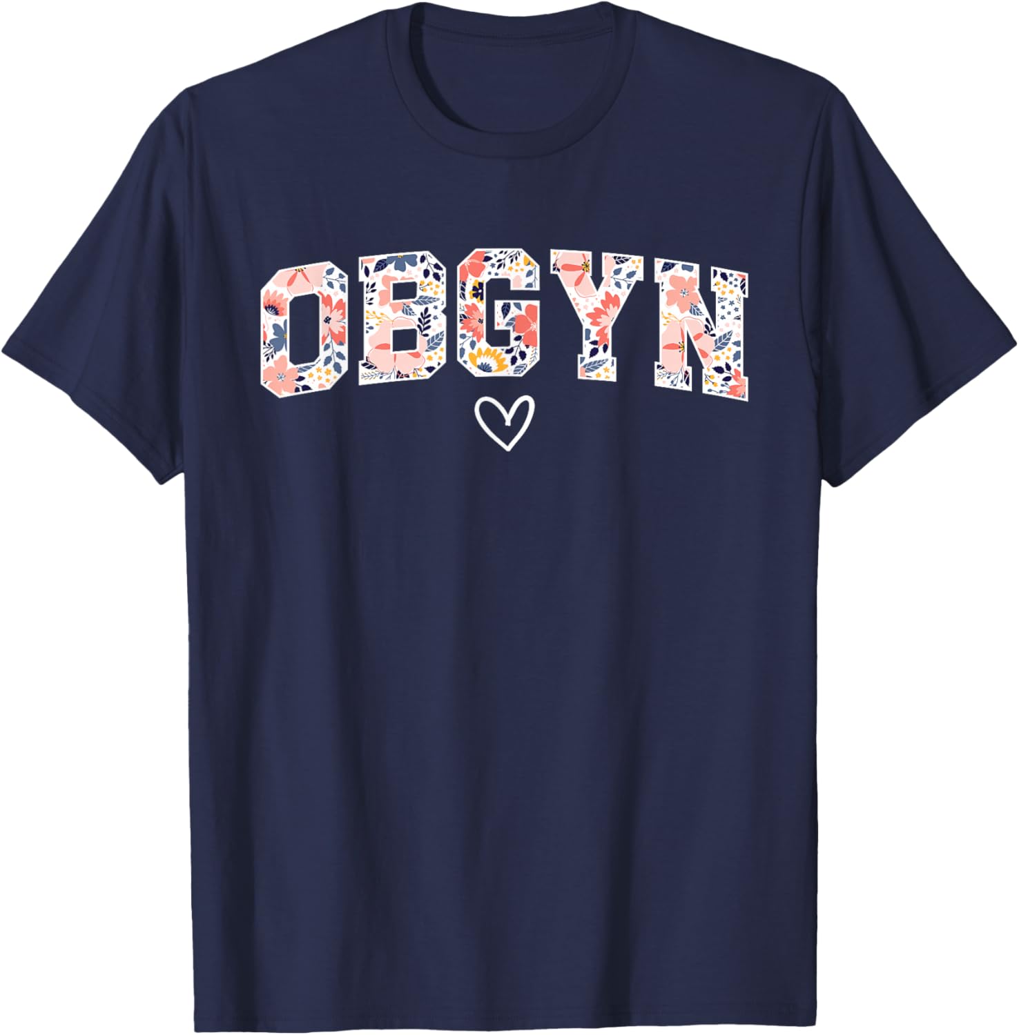 Cute OBGYN Obstetrics And Gynecology -Adults Black Small Classic T-Shirt - T-Shirt | Navy