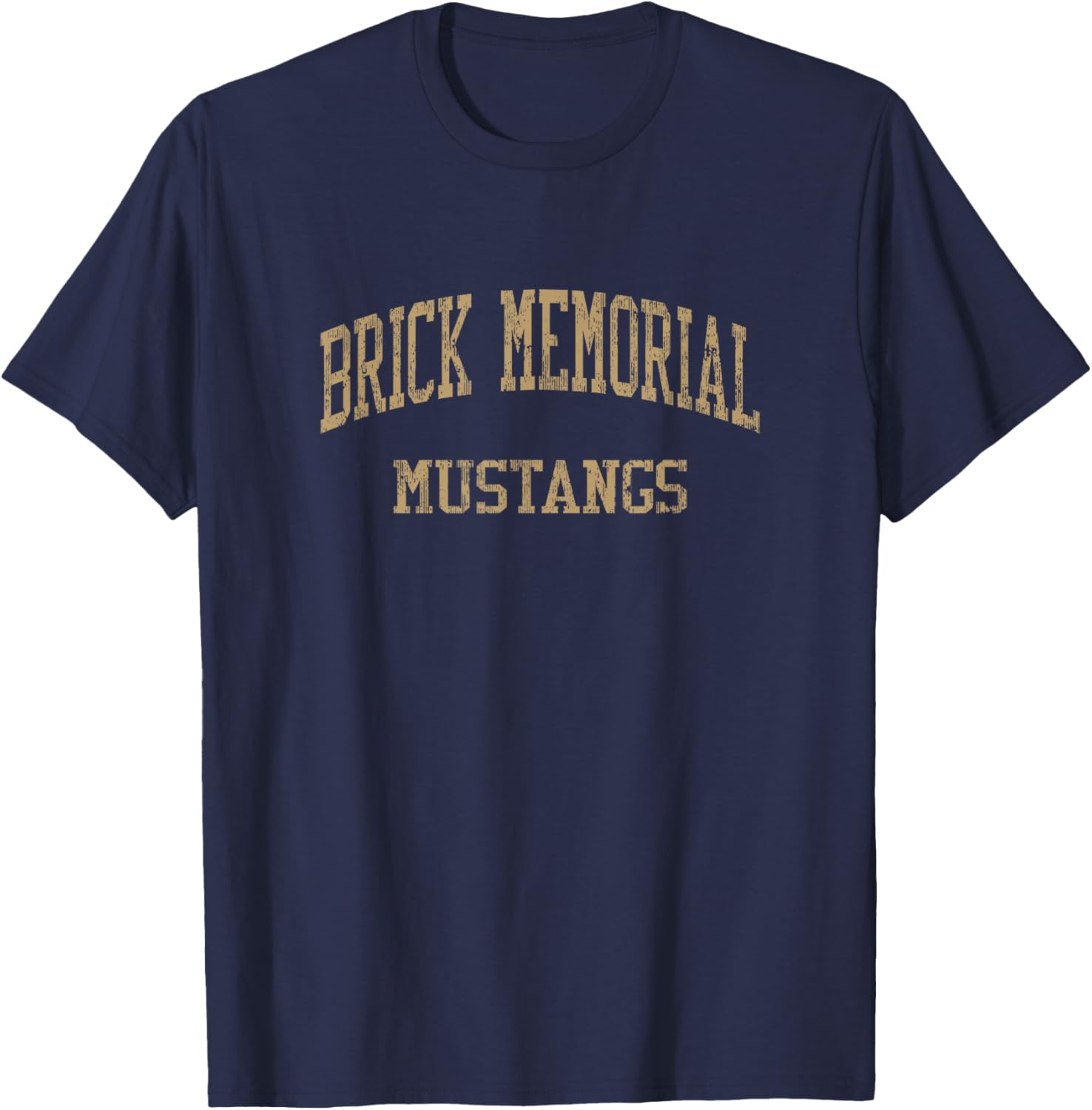 Brick Memorial High School HS Brick NJ Vintage Sports T-Shirt - T-Shirt | Navy