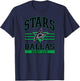 Dallas Stars Hockey Club White Officially Licensed T-Shirt - T-Shirt | Navy