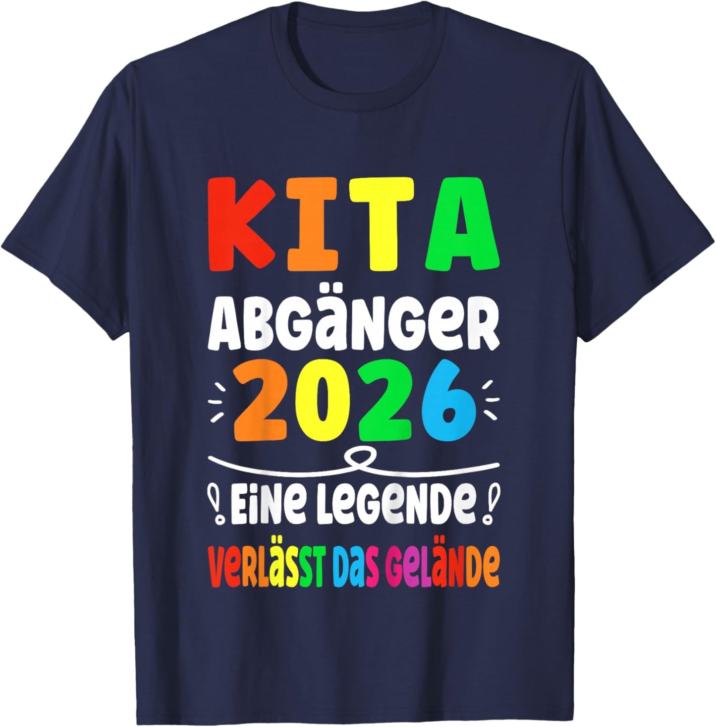 Kita Abgänger 2026 Legend Leaves the Terrain T-Shirt - T-Shirt | Navy